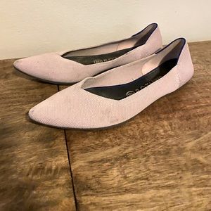 Rothys Pink Pointed Toe Flat